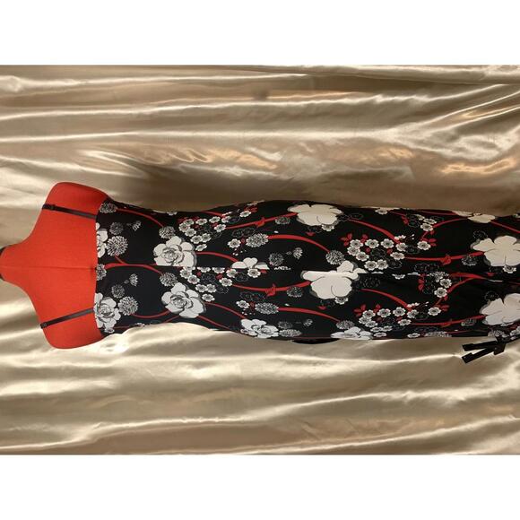 Vintage Trixxi Multi-Layered Dark Romantic Floral Maxi Dress - Picture 7 of 9